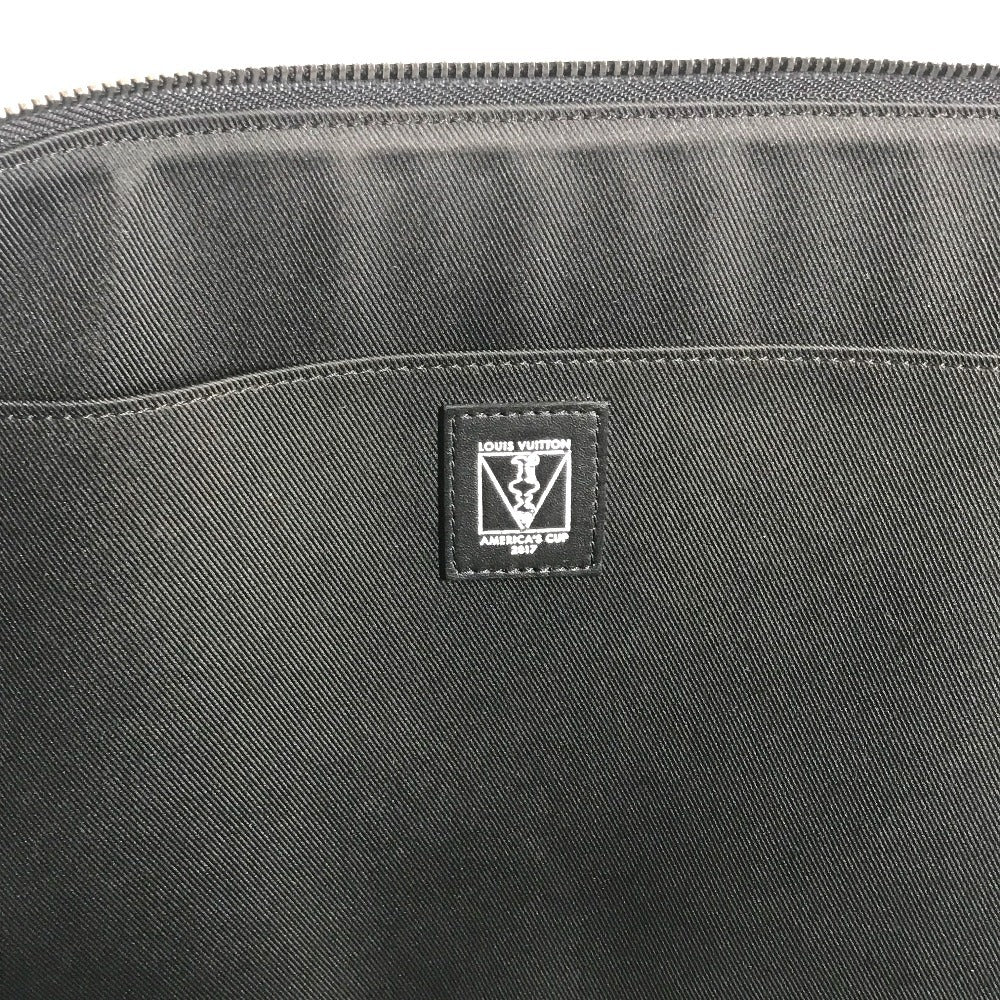 LOUIS VUITTON Clutch bag N41594　 Damier Grafitto Canvas black America's Cup Damier Graphite Pochette Jules GM