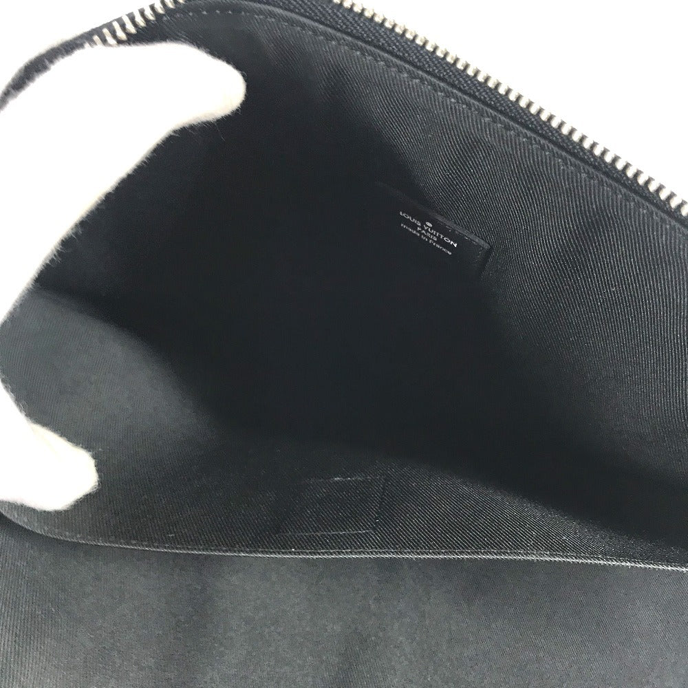 LOUIS VUITTON Clutch bag N41594　 Damier Grafitto Canvas black America's Cup Damier Graphite Pochette Jules GM