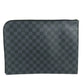 LOUIS VUITTON Clutch bag N41594　 Damier Grafitto Canvas black America's Cup Damier Graphite Pochette Jules GM