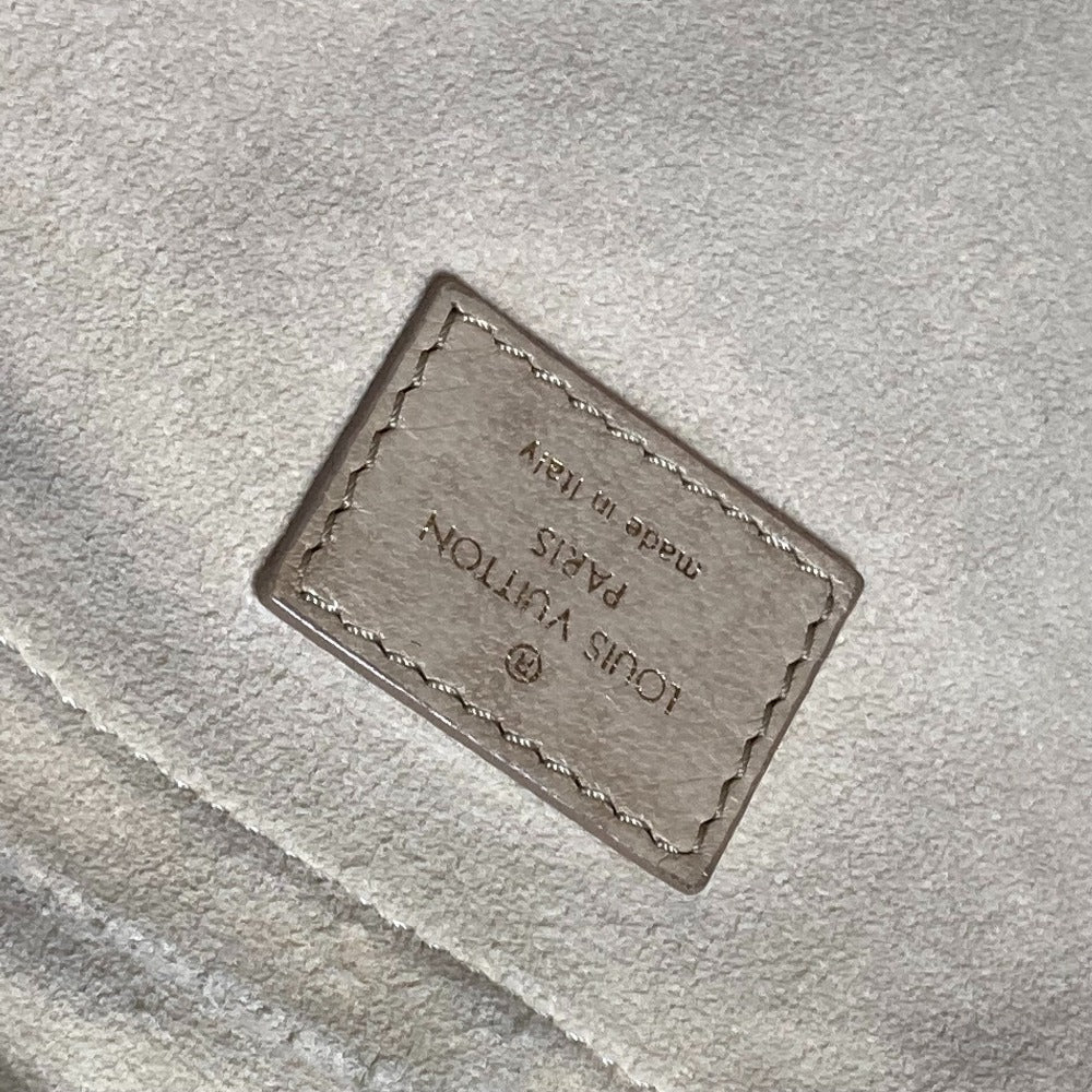 LOUIS VUITTON Shoulder Bag M95423 leather beige Monogram Olympe Nimbs GM Women Used Authentic