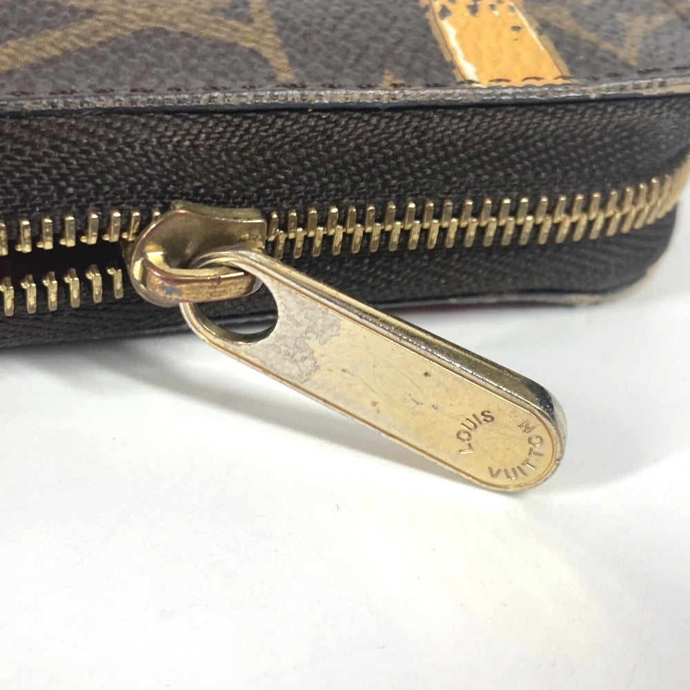 LOUIS VUITTON Coin case M62617 Monogram canvas multicolor Monogram Summer Trunk Zippy coin purse Women Used Authentic