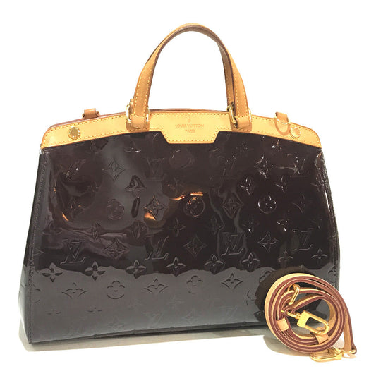 LOUIS VUITTON Handbag M91455 Monogram Vernis Terre Domble Monogram Vernis Blair MM Women Used Authentic