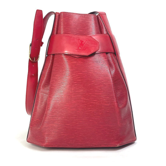 LOUIS VUITTON Shoulder Bag M80193  Epi Leather Red Epi Sack de Paul Women Used Authentic