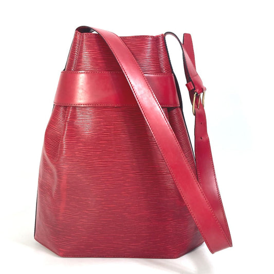 LOUIS VUITTON Shoulder Bag M80193  Epi Leather Red Epi Sack de Paul Women Used Authentic