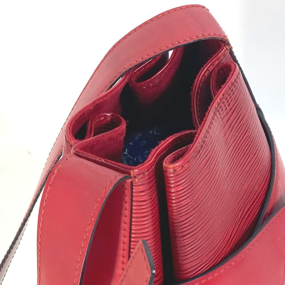 LOUIS VUITTON Shoulder Bag M80193  Epi Leather Red Epi Sack de Paul Women Used Authentic