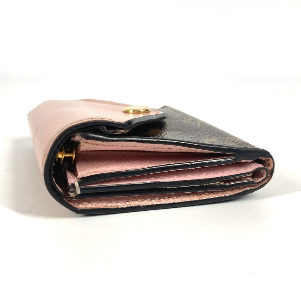 LOUIS VUITTON Trifold wallet M62933 Monogram canvas Brown Monogram Portefeuillezoe Women Used Authentic