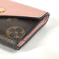 LOUIS VUITTON Trifold wallet M62933 Monogram canvas Brown Monogram Portefeuillezoe Women Used Authentic