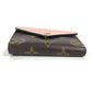 LOUIS VUITTON Trifold wallet M62933 Monogram canvas Brown Monogram Portefeuille Zoe