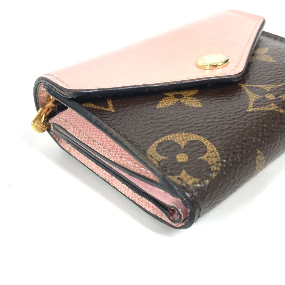 LOUIS VUITTON Trifold wallet M62933 Monogram canvas Brown Monogram Portefeuille Zoe