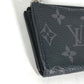LOUIS VUITTON Coin case M63536 Monogram Eclipse Canvas black Monogram Eclipse Portemone Jules mens Used Authentic