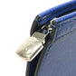LOUIS VUITTON business bag M30575 Taiga Leather blue Taiga Pochette Voyage MM mens Used Authentic