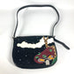 LOUIS VUITTON Shoulder Bag M92273 MonogramSatinCanvas black Monogram satin Conte du Fe Musette Women Used Authentic