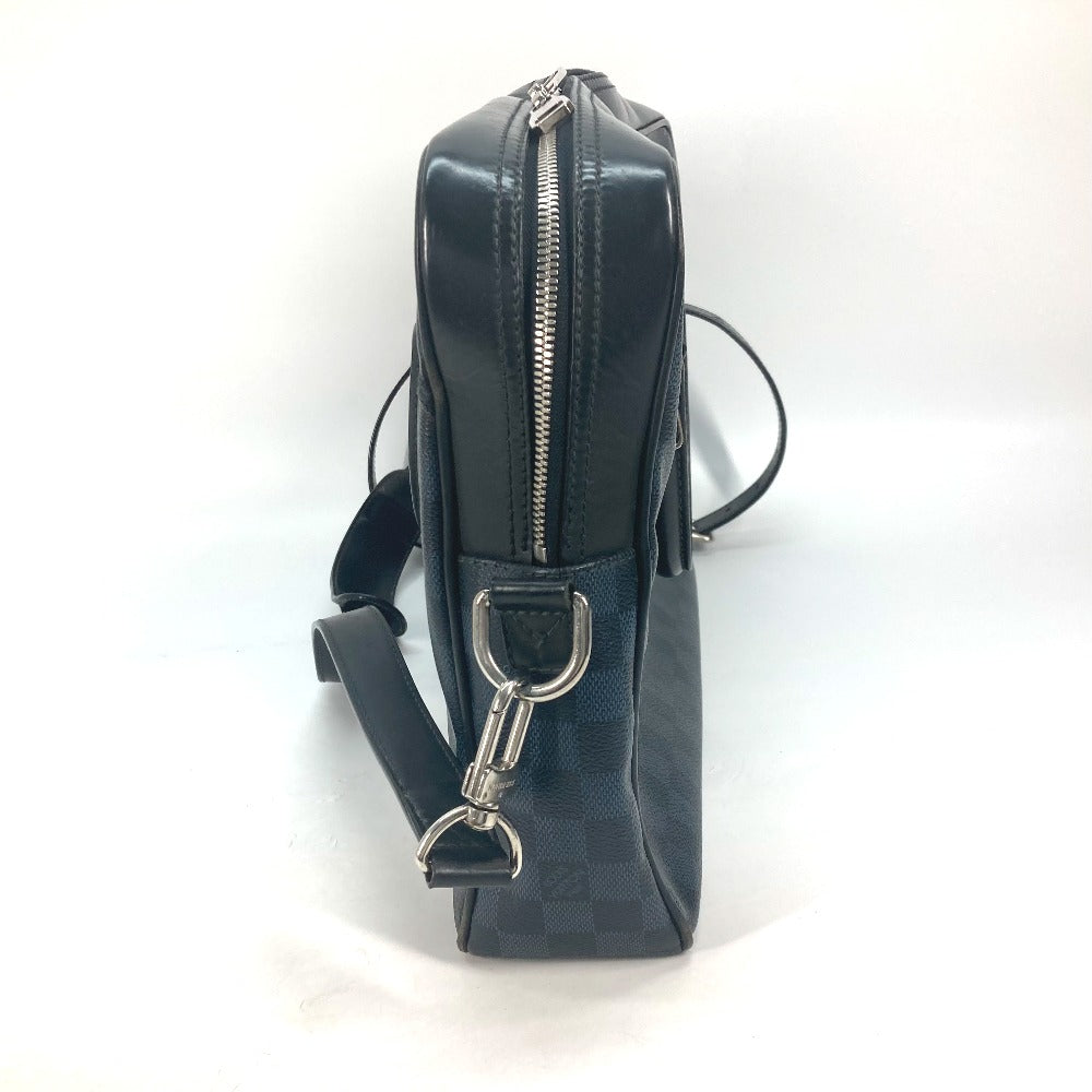 LOUIS VUITTON Business bag ‚m41347 Damier Cobalt Canvas black Damier Cobalt Porto Documan Business PDB mens Used Authentic
