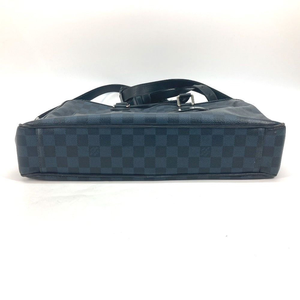LOUIS VUITTON Business bag ‚m41347 Damier Cobalt Canvas black Damier Cobalt Porto Documan Business PDB mens Used Authentic