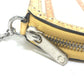 LOUIS VUITTON Coin case M52747 leather beige Wallet Coin Pocket with Chain Micro-Bowat-Shapo mens Used Authentic