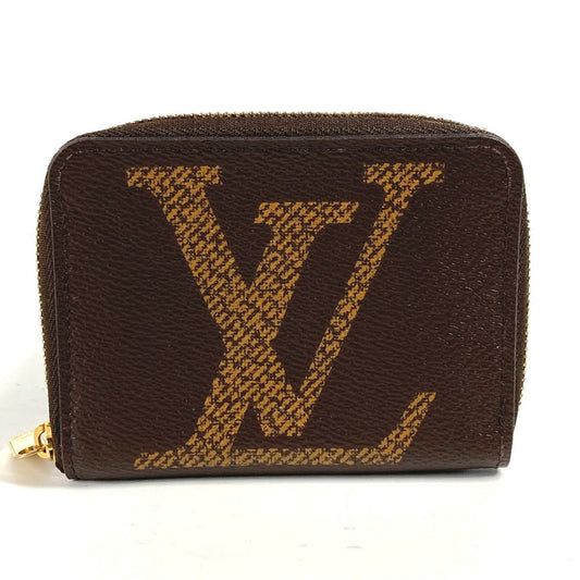 LOUIS VUITTON Coin case M69354 Monogram giant canvas Brown Monogram Giant Zip around purse Women Used Authentic