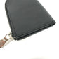 LOUIS VUITTON Coin case M63375 Taiga Leather black Taiga Porto Monnaie Jour mens Used Authentic