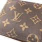 LOUIS VUITTON Folded wallet M62288 Monogram canvas Brown logo Portefeuille Marco NM Women Used Authentic