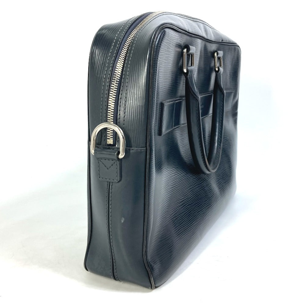 LOUIS VUITTON Business bag M54092 Epi Leather Navy Epi Porto documen business mens Used Authentic
