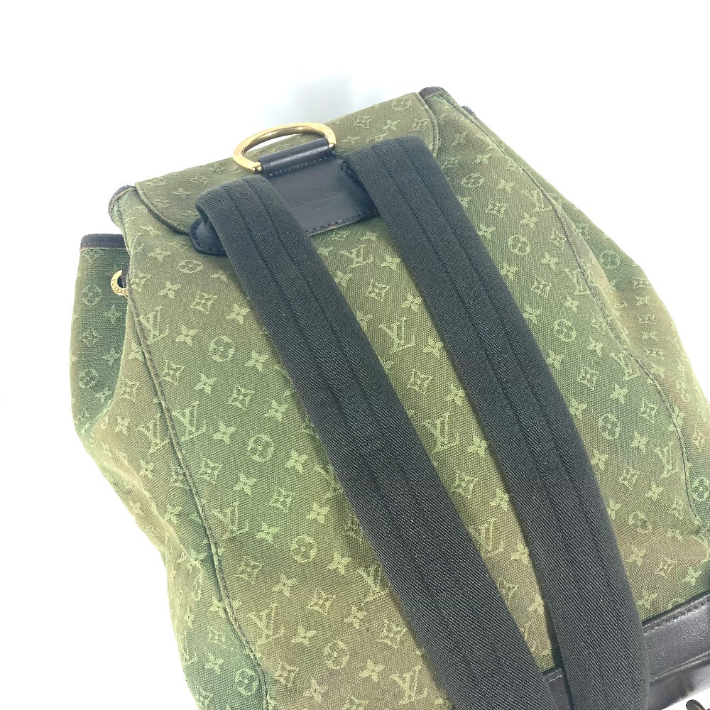 LOUIS VUITTON Backpack M92456 Monogram mini canvas khaki Monogram mini Montsouris GM unisex(Unisex) Used Authentic