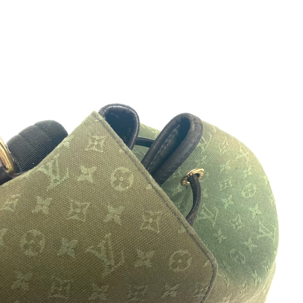 LOUIS VUITTON Backpack M92456 Monogram mini canvas khaki Monogram mini Montsouris GM unisex(Unisex) Used Authentic