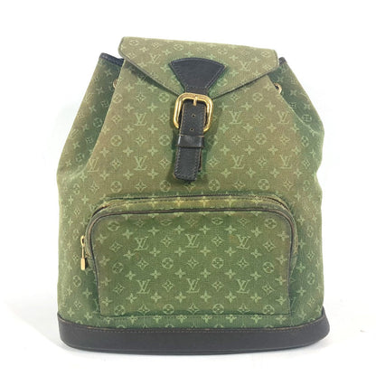 LOUIS VUITTON Backpack M92456 Monogram mini canvas khaki Monogram mini Montsouris GM unisex(Unisex) Used Authentic