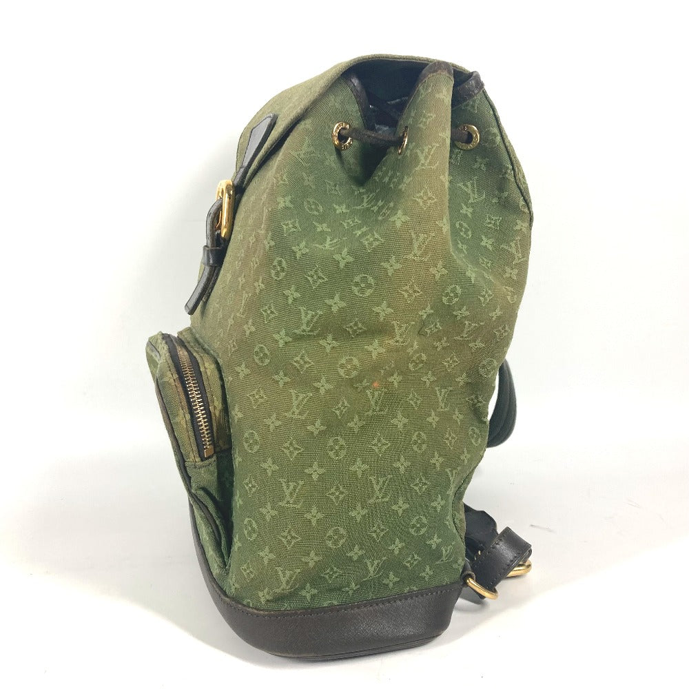 LOUIS VUITTON Backpack M92456 Monogram mini canvas khaki Monogram mini Montsouris GM unisex(Unisex) Used Authentic