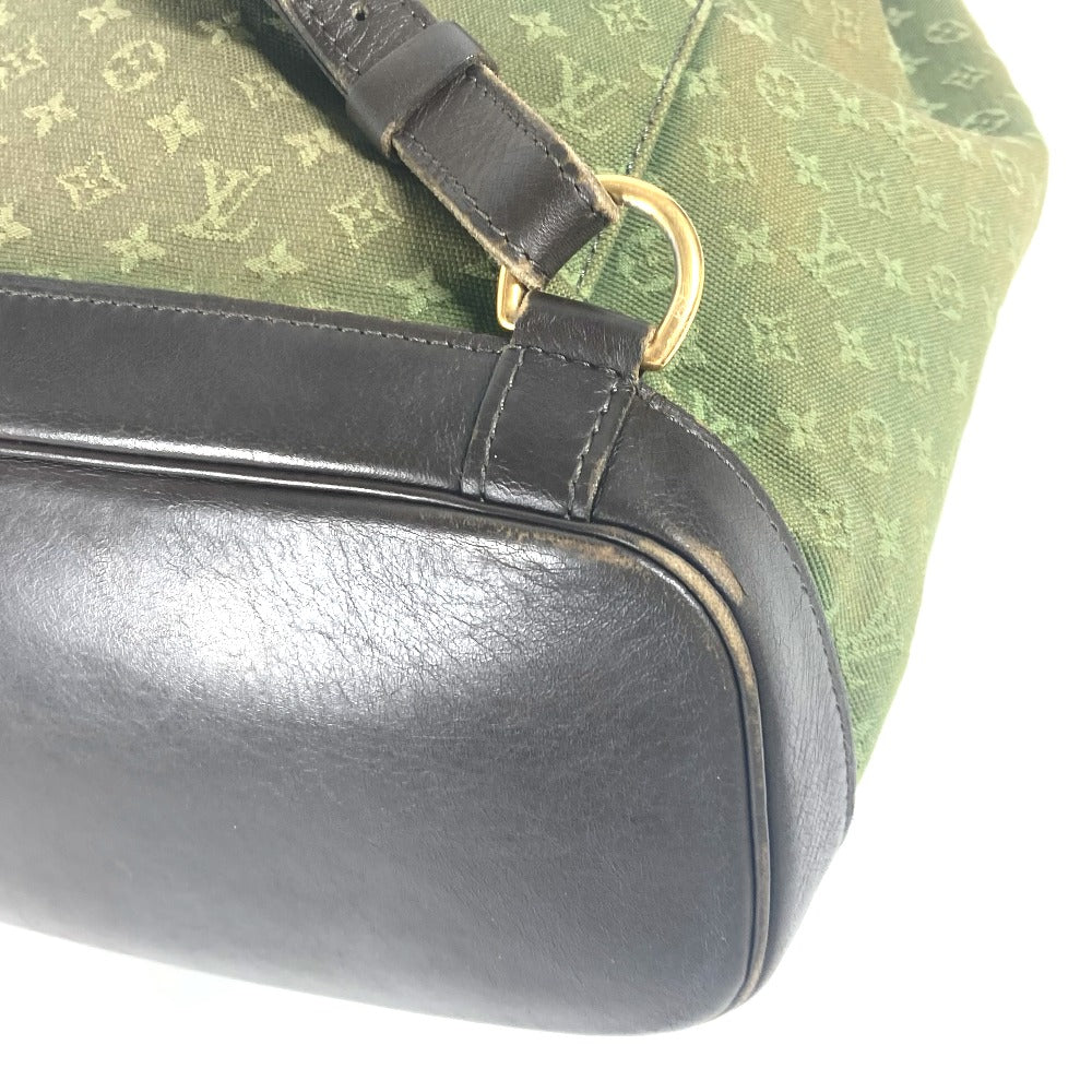 LOUIS VUITTON Backpack M92456 Monogram mini canvas khaki Monogram mini Montsouris GM unisex(Unisex) Used Authentic
