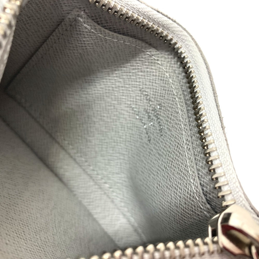 LOUIS VUITTON Coin case M67809 Monogram canvas white Coin Pocket Wallet Zipped pouch PM unisex(Unisex) Used Authentic