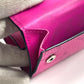 LOUIS VUITTON Trifold wallet M30773 Taiga Leather, Monogram Canvas pink Taigalama Discovery compact wallet