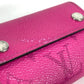 LOUIS VUITTON Trifold wallet M30773 Taiga Leather, Monogram Canvas pink Taigalama Discovery compact wallet