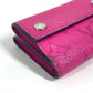 LOUIS VUITTON Trifold wallet M30773 Taiga Leather, Monogram Canvas pink Taigalama Discovery compact wallet