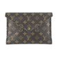 LOUIS VUITTON Clutch bag M62034 Monogram canvas Brown Monogram Pochette Kirigami Women Used Authentic
