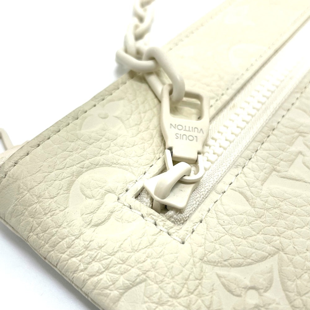 LOUIS VUITTON Clutch bag M67462 Taurillon Clemence white Taurillon Clemence Monogram Pochette A4 mens Used Authentic