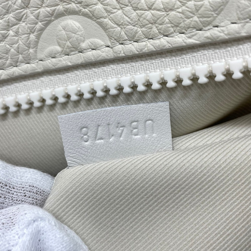 LOUIS VUITTON Clutch bag M67462 Taurillon Clemence white Taurillon Clemence Monogram Pochette A4 mens Used Authentic
