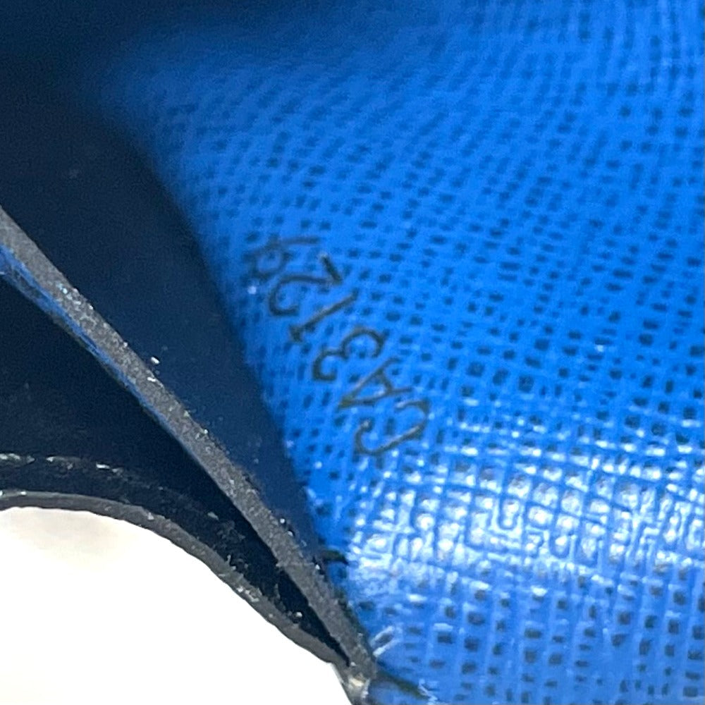 LOUIS VUITTON Long Wallet Purse M68718 Epi Leather Blue x red x green Epi Portefeuille Brother NM Women(Unisex) Used Authentic