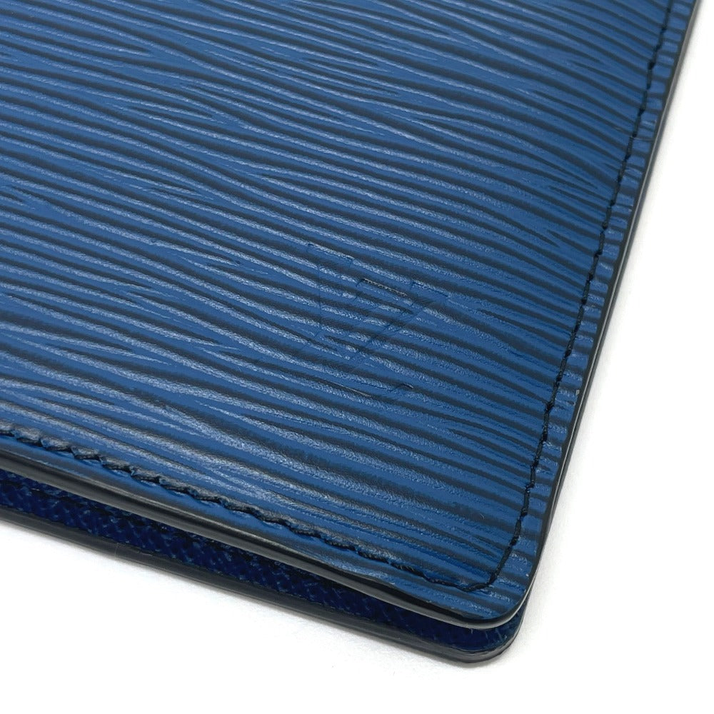 LOUIS VUITTON Long Wallet Purse M68718 Epi Leather Blue x red x green Epi Portefeuille Brother NM Women(Unisex) Used Authentic