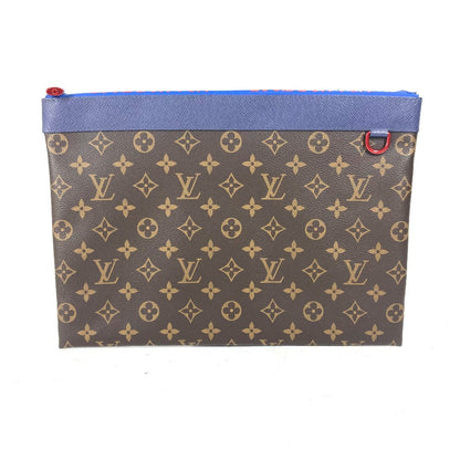 LOUIS VUITTON Clutch bag M63048 Monogram canvas Brown Monogram Pochette Apollo mens(Unisex) Used Authentic