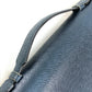 LOUIS VUITTON Long Wallet Purse M42098 Taiga Leather Blue type Taiga Zippy XL mens Used Authentic