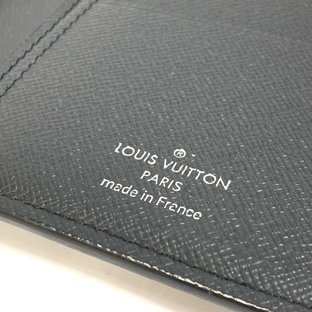 LOUIS VUITTON Long Wallet Purse N40415 PVC, Leather, Damier Graphite Canvas black Portefeuille Blaza NM mens Used Authentic