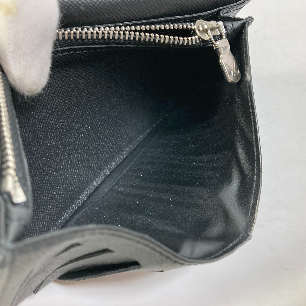 LOUIS VUITTON Long Wallet Purse N40415 PVC, Leather, Damier Graphite Canvas black Portefeuille Blaza NM mens Used Authentic