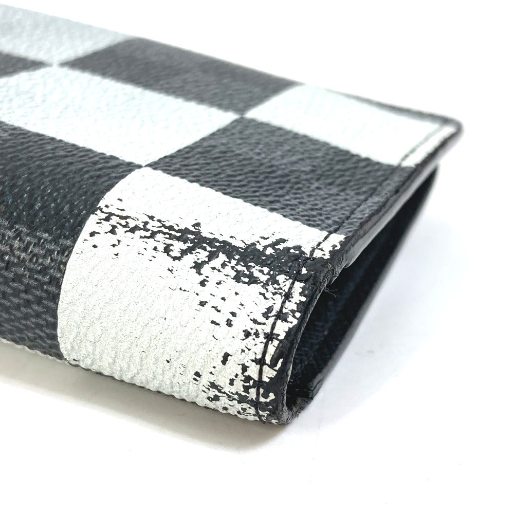 LOUIS VUITTON Long Wallet Purse N40415 PVC, Leather, Damier Graphite Canvas black Portefeuille Blaza NM mens Used Authentic