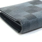 LOUIS VUITTON Long Wallet Purse N40415 PVC, Leather, Damier Graphite Canvas black Portefeuille Blaza NM mens Used Authentic