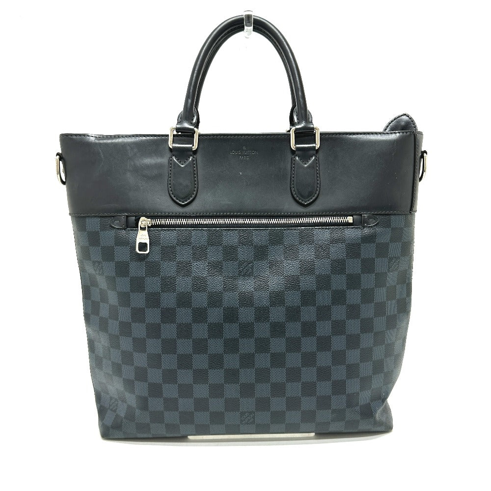 LOUIS VUITTON Tote Bag N41588 Damier Cobalt Canvas black Newport