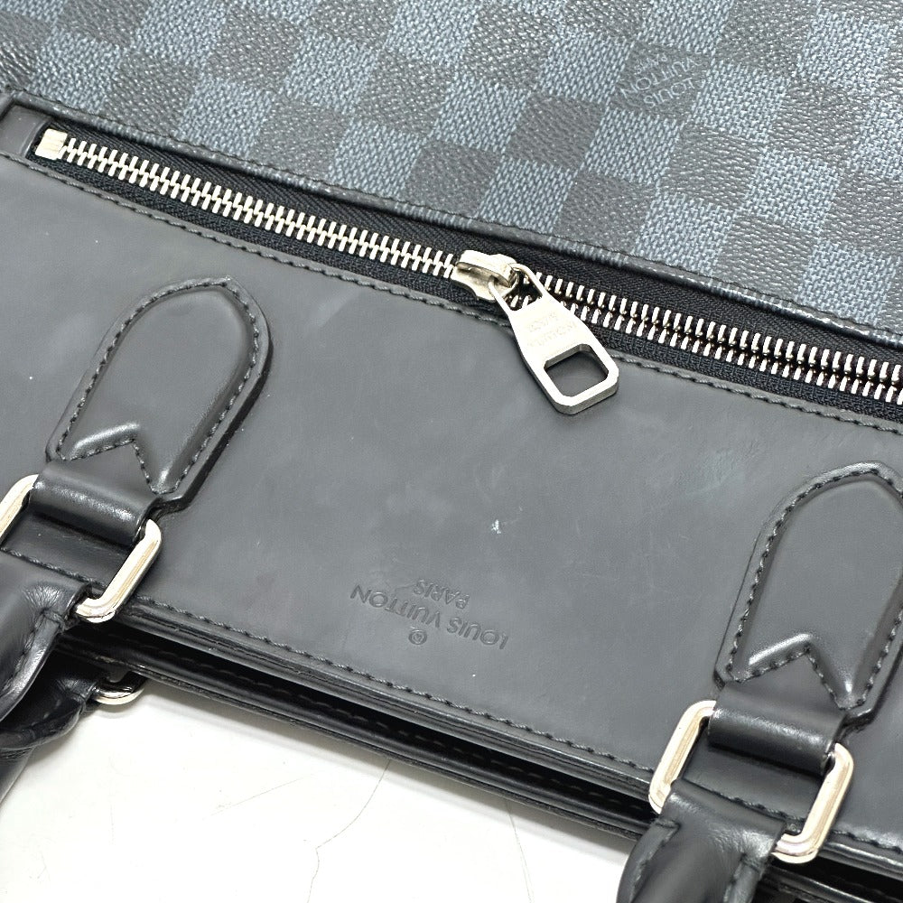 LOUIS VUITTON Tote Bag N41588 Damier Cobalt Canvas black Newport