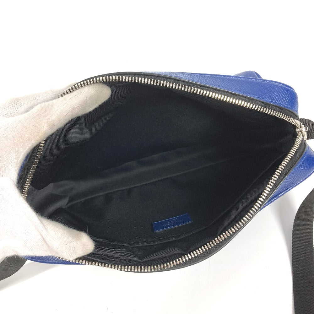 LOUIS VUITTON Shoulder Bag M33437 Taiga Leather blue Taiga Outdoor messenger PM unisex(Unisex) Used Authentic