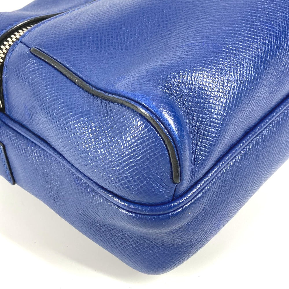 LOUIS VUITTON Shoulder Bag M33437 Taiga Leather blue Taiga Outdoor messenger PM unisex(Unisex) Used Authentic