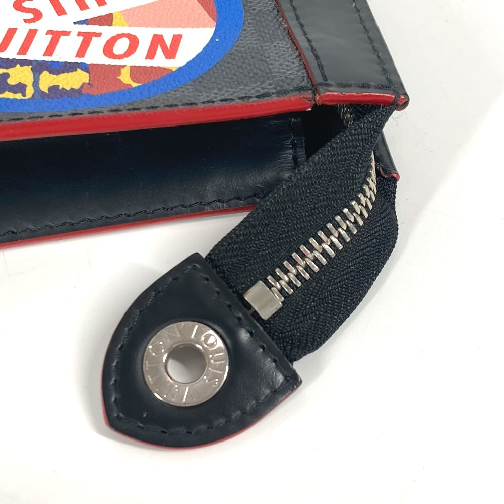 LOUIS VUITTON Clutch bag N60134 Damier Grafitto Canvas black Damier Graphite LV Alps Collection Pochette Voyage MM mens Used Authentic