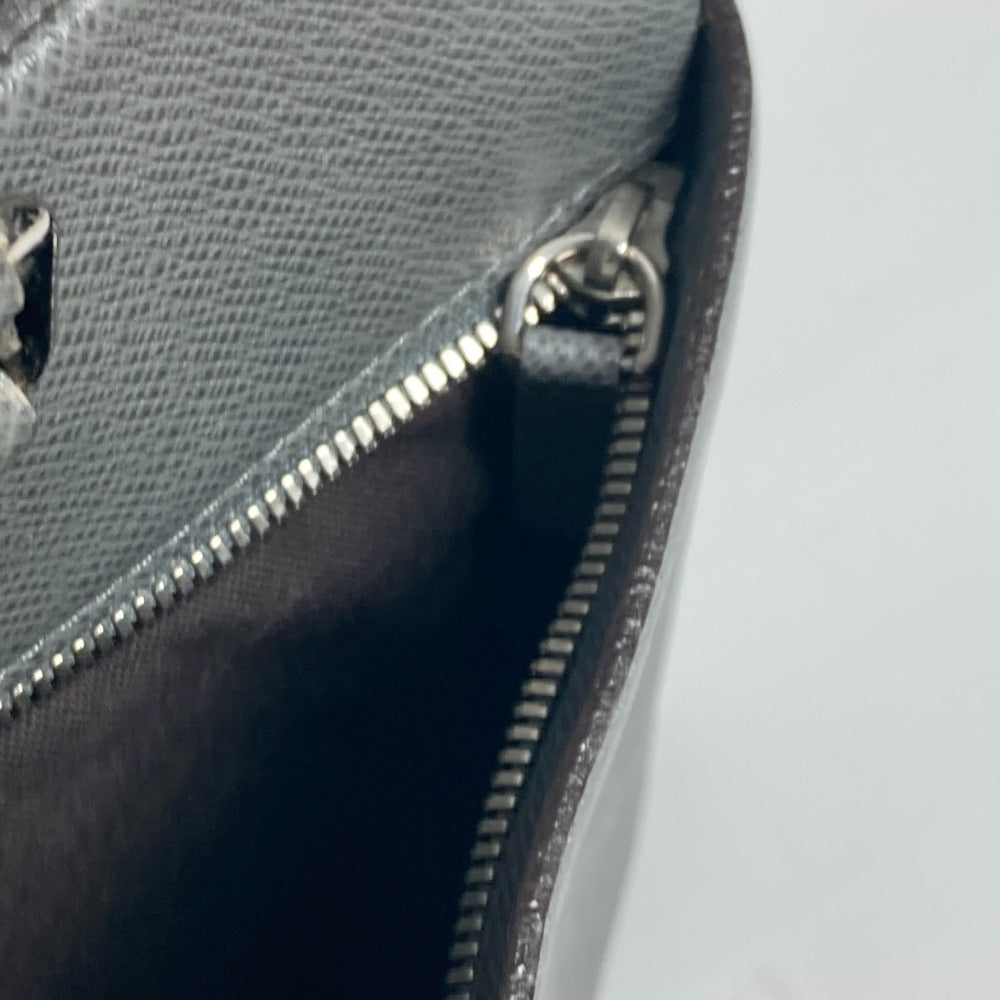 LOUIS VUITTON Business bag M32711 Taiga Leather gray Taiga Taiga Porto Document Business PDB mens Secondhand Authentic