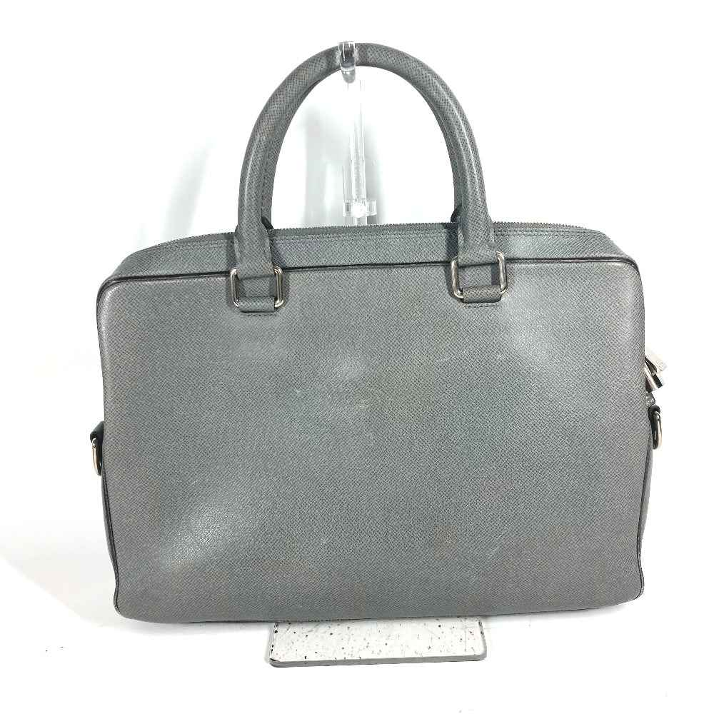 LOUIS VUITTON Business bag M32711 Taiga Leather gray Taiga Taiga Porto Document Business PDB mens Secondhand Authentic
